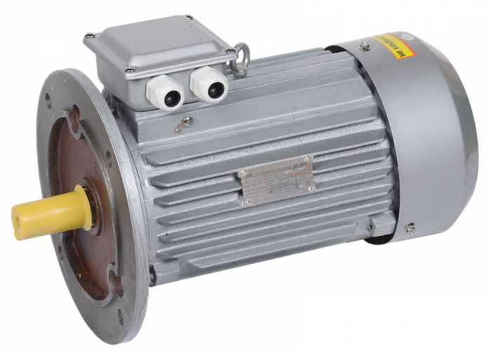Электродвигатель трехфазный - 5,5 кВт 2870 об/мин АИР100L2 IM3081(B5) фланец iEK DRIVE
